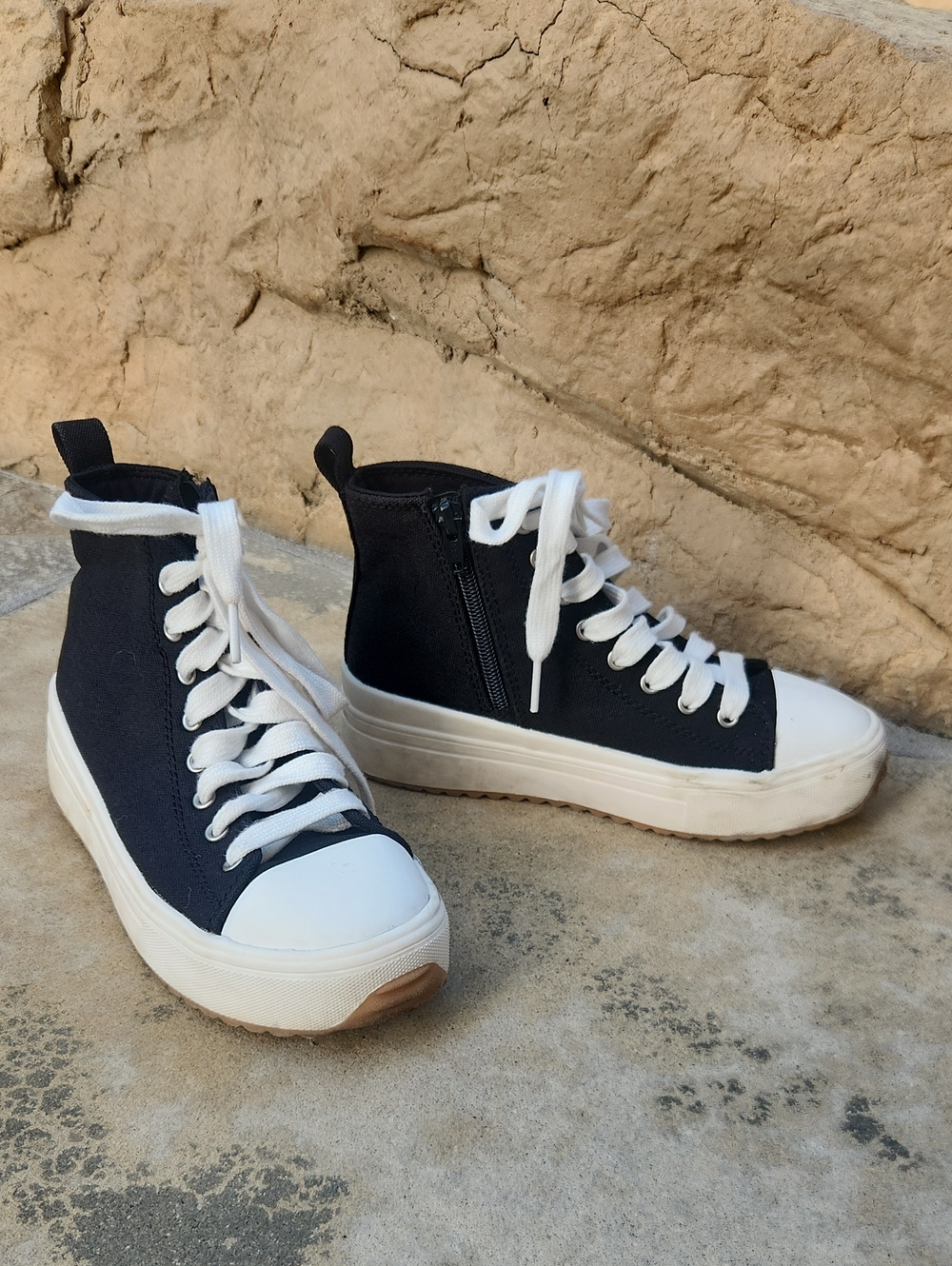 art class Black High-Top Platform Sneakers Girls 2
